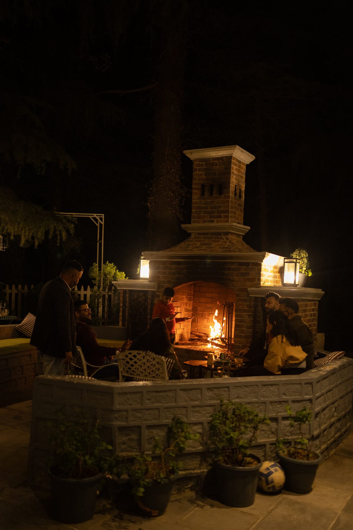 Dinner, Then The Fire at Elgin Hall